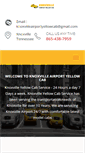 Mobile Screenshot of knoxvilleairportyellowcab.com